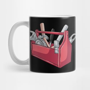 Toolbox Construction Electrician Carpenter Builder Mug